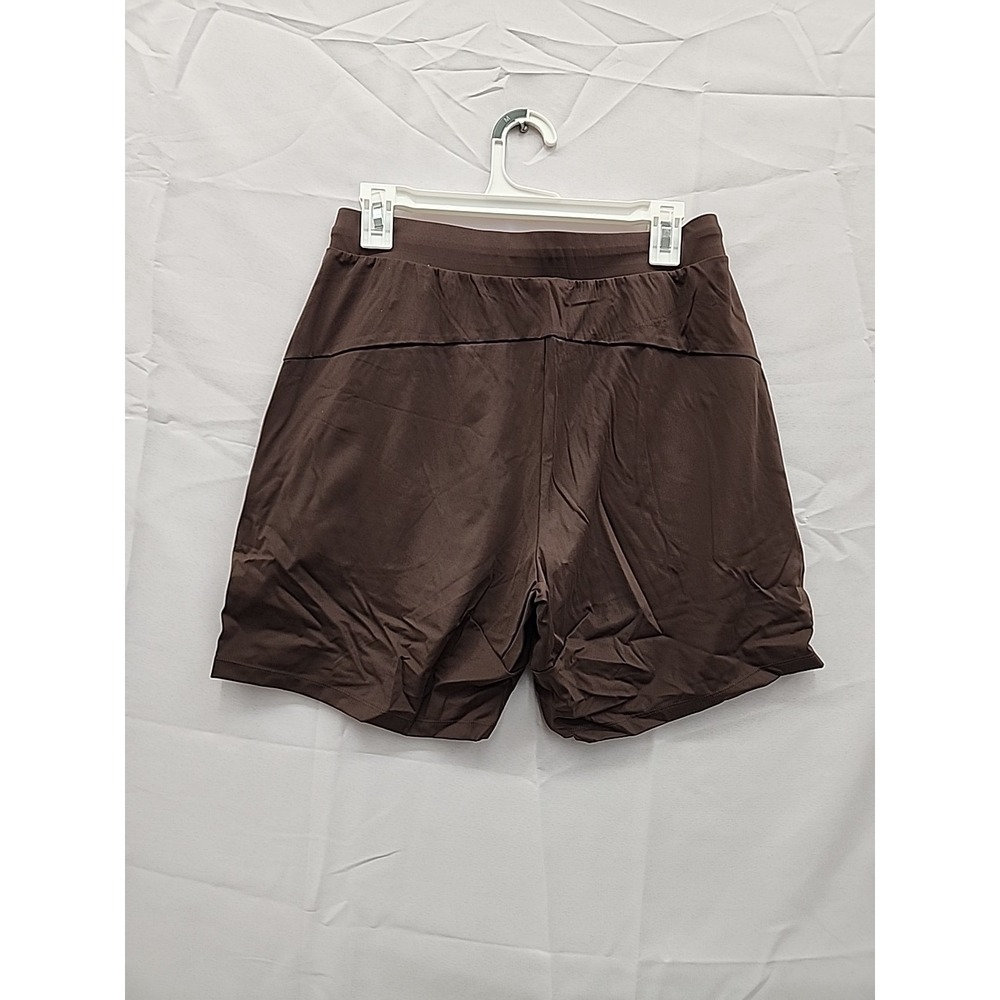 Vitality Women Athletic Shorts Cinnamon Brown, Size L Breathable Activewear